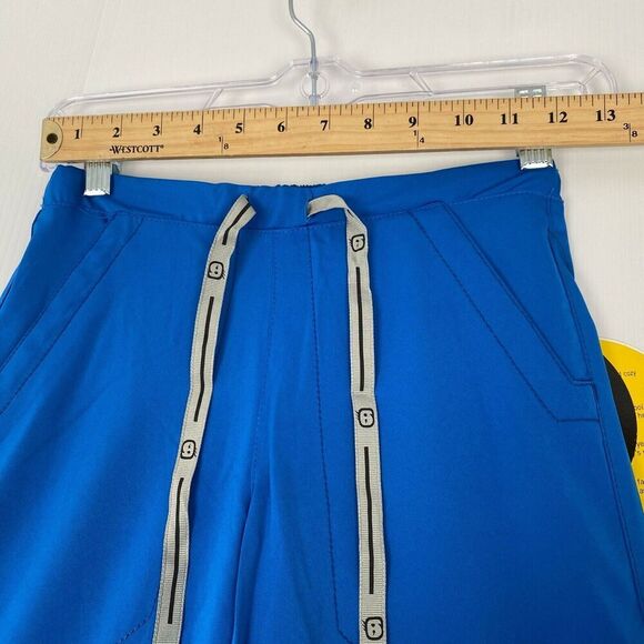 NWT WonderWink Wonderwork 5212 UnisexAdult Drawstring Cargo Scrub Pants Blue XXS - Picture 6 of 16